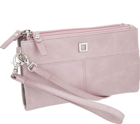 lodis italian leather wristlet and crossbody w rfid protection|lodis crossbody bags clearance.